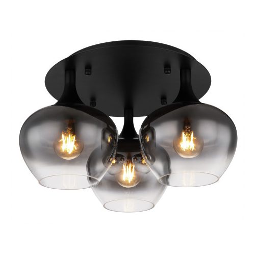 GLOBO 15548-3D MAXY mennyezetlámpa 40W IP20 Fekete matt