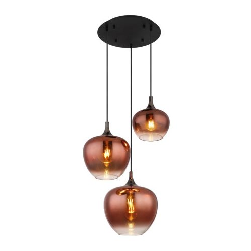 GLOBO 15548-3HG MAXY függeszték 40W IP20 Fekete matt