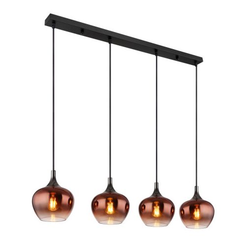 GLOBO 15548-4HG MAXY függeszték 40W IP20 Fekete matt