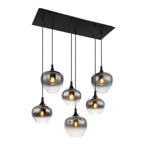 GLOBO 15548-6H MAXY függeszték 40W IP20 Fekete matt