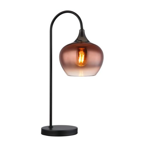 GLOBO 15548TG MAXY asztali lámpa 40W IP20 Fekete matt