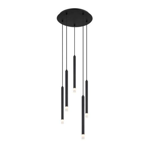 GLOBO 15629-5 BLAKE függeszték 4W IP20 Fekete matt