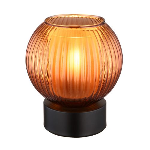GLOBO 15638TB ZUMBA asztali lámpa 25W IP20 Fekete matt