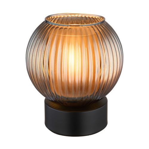 GLOBO 15638TP ZUMBA asztali lámpa 25W IP20 Fekete matt