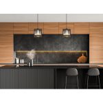 GLOBO 15697H MATHILDE függeszték 40W IP20 Fekete matt