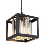 GLOBO 15697H MATHILDE függeszték 40W IP20 Fekete matt