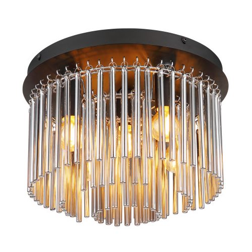 GLOBO 15698D GORLEY mennyezetlámpa 40W IP20 Fekete matt