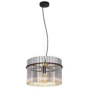 GLOBO 15698H GORLEY függeszték 60W IP20 Fekete matt GLOBO 15698H GORLEY függeszték 60W IP20 Fekete matt