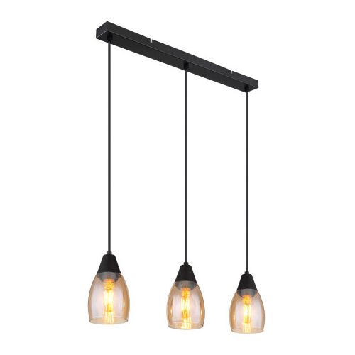 GLOBO 15705-3H REID függeszték 15W IP20 Fekete matt