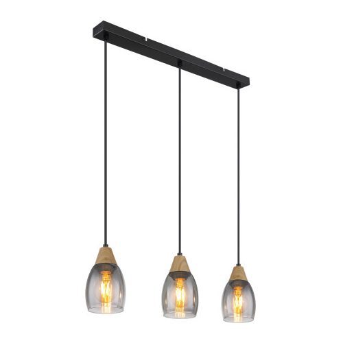 GLOBO 15706-3H REID függeszték 15W IP20 Fekete matt