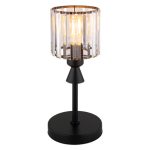 GLOBO 15742T JORDANA asztali lámpa 60W IP20 Fekete matt