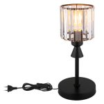 GLOBO 15742T JORDANA asztali lámpa 60W IP20 Fekete matt
