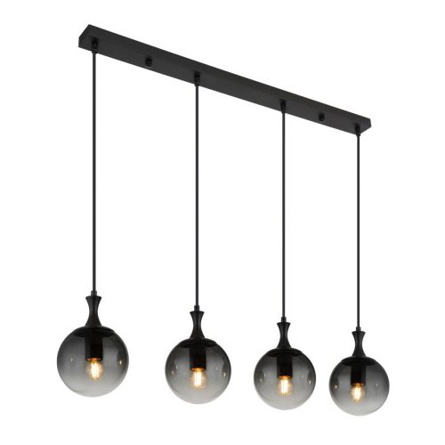 GLOBO 15885-4H DALTON függeszték 10W IP20 Fekete matt
