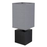 GLOBO 21628A VALENTInem asztali lámpa 7W IP20 Fekete/fehér