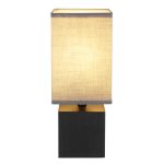 GLOBO 21628A VALENTInem asztali lámpa 7W IP20 Fekete/fehér