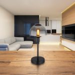 GLOBO 21914B KOKKINI asztali lámpa 25W IP20 Fekete matt