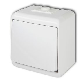 AQUASTAR 1 PÓLUSÚ KAPCSOLÓ, IP54, FEHÉR AQUASTAR 1 PÓLUSÚ KAPCSOLÓ, IP54, FEHÉR