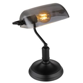 GLOBO 2491B ANTIQUE asztali lámpa 60W IP20 Fekete matt GLOBO 2491B ANTIQUE asztali lámpa 60W IP20 Fekete matt