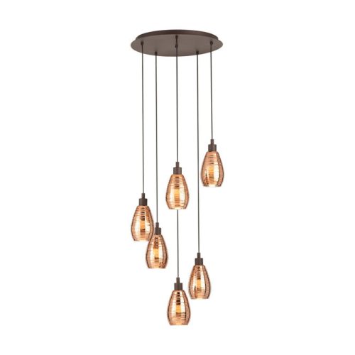 EGLO 39508 SIRACUSA függesztett lámpa 6X60W 