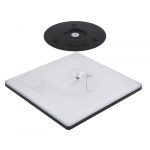 GLOBO  SAPANA Mennyezeti lámpa  230 1 Fekete, Műanyag 3000 1500 294x294x25mm