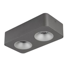 GLOBO 43100-2 HANGARAU LED spotlámpa 11W IP20 Sötétszürke   GLOBO 43100-2 HANGARAU LED spotlámpa 11W IP20 Sötétszürke