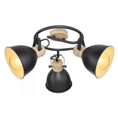 GLOBO WIHO Spotlámpa  230 3 Fekete, Fém 0 0 215mm