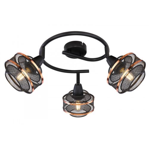 GLOBO  BELLONA Spotlámpa  230 3 Fekete, Fém 0 0 215mm