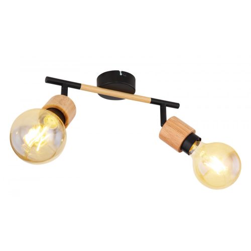 GLOBO  JORNA Spotlámpa  230 2 Fekete, Fém 0 0 300x80x163mm