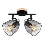 GLOBO  JOSINA Spotlámpa  230 2 Barna, Fa 0 0 270x130x260mm