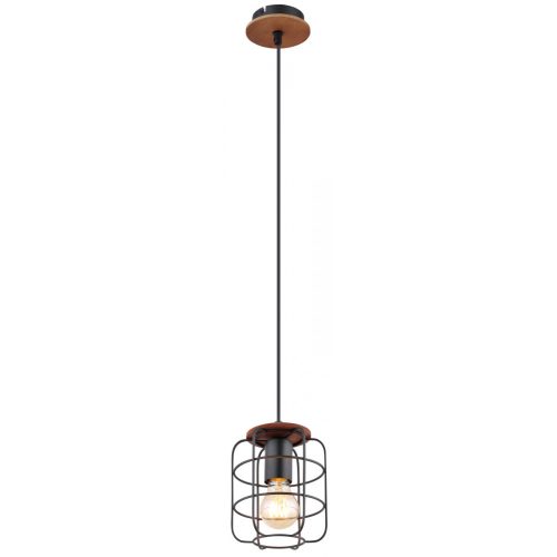 GLOBO WILLA Függesztett lámpa  230 1 Fekete, Fém 0 0 1200mm