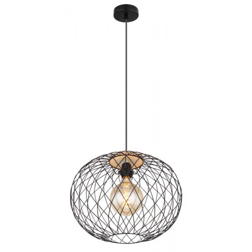 GLOBO  LACKY Függesztett lámpa  230 1 Fekete, Fém 0 0 1500mm