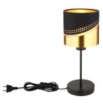 GLOBO 54046T OR asztali lámpa 40W IP20 Fekete matt