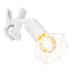GLOBO 54802WK XARA I csipeszes lámpa 40W IP20 Fehér matt
