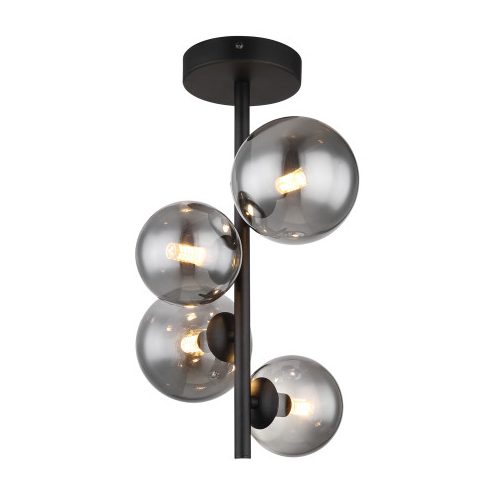GLOBO 56133-4D RIHA mennyezetlámpa 3,50W IP20 Fekete matt