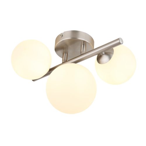 GLOBO 56140-3W RIHA mennyezetlámpa 3,50W IP20 Nikkel matt