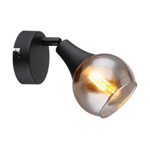 GLOBO 57904-1 GLYPTAR spotlámpa 40W IP20 Fekete matt
