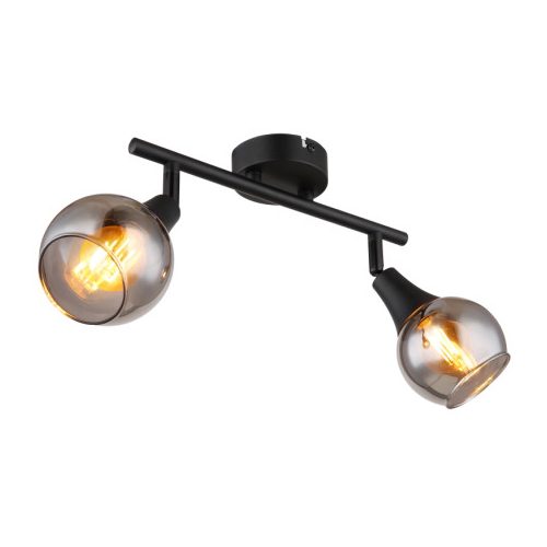 GLOBO 57904-2 GLYPTAR spotlámpa 40W IP20 Fekete matt