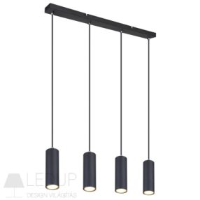 GLOBO ROBBY 57911-4HB Függesztőlámpa fém fekete matt GLOBO ROBBY 57911-4HB Függesztőlámpa fém fekete matt