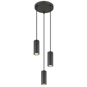 GLOBO 57918-3H JAMES függeszték 25W IP20  Szürke matt GLOBO 57918-3H JAMES függeszték 25W IP20  Szürke matt