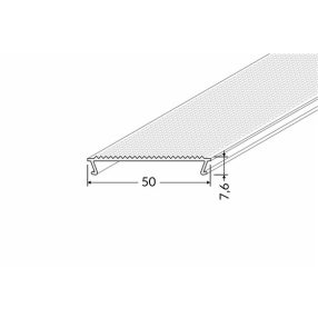 TOPMET Fedlap C10 NARROW 1000 mm opál  TOPMET Fedlap C10 NARROW 1000 mm opál