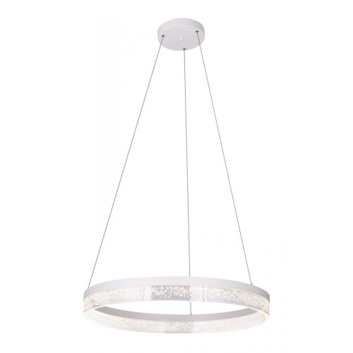 SMITTY Függeszték fém fehér akril buborék mintás búrával. Ø:600, H:1200, tartozék: 1xLED 36W 230V, 2600lm, 4000K