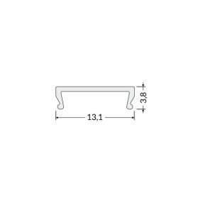 TOPMET Fedlap C click 1000 mm víztiszta  TOPMET Fedlap C click 1000 mm víztiszta