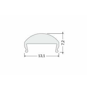 TOPMET Fedlap C click lencse 2000 mm víztiszta gen2 TOPMET Fedlap C click lencse 2000 mm víztiszta gen2