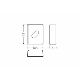 TOPMET rögzítő Z flexibilis fekete