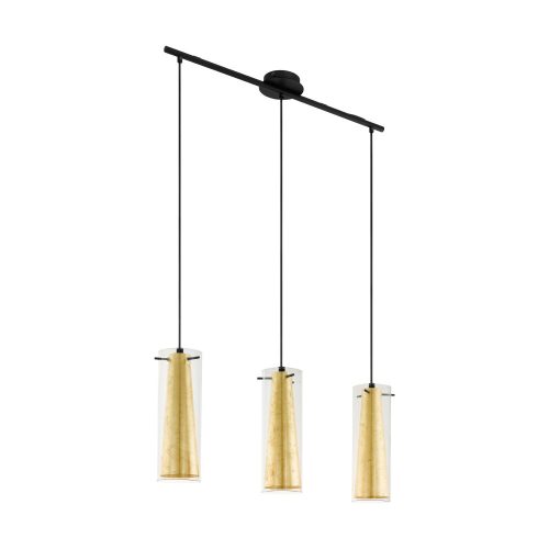 EGLO 97652 PINTO GOLD függesztett lámpa 3X40W 