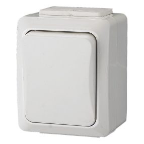 GAO IT WATER nyomókapcsoló, falon kívüli, krém, IP54 9858H   GAO IT WATER nyomókapcsoló, falon kívüli, krém, IP54 9858H