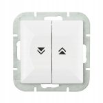 Redőny nyomógombos kapcsoló - fehér (WP-10P)