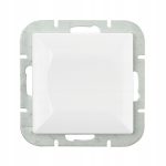 Egypólusú kapcsoló megvilágítva - fehér (WP-1P/S)