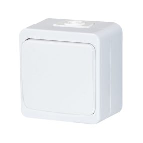 Single-pole switch s/m 10A, 250V IP44 (WNT-1S BIAŁY) Single-pole switch s/m 10A, 250V IP44 (WNT-1S BIAŁY)
