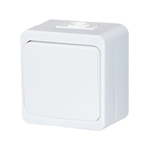 Single-pole short-cicuit switch s/m 10A, 250V light / bell, iluminated IP44 (WNT-6/7SS)